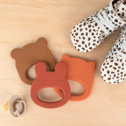 Mordedor silicone bunny rust Pacifiers &amp; Teethers we might be tiny 
