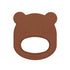 Mordedor silicone bear chocolate brown Pacifiers & Teethers we might be tiny 