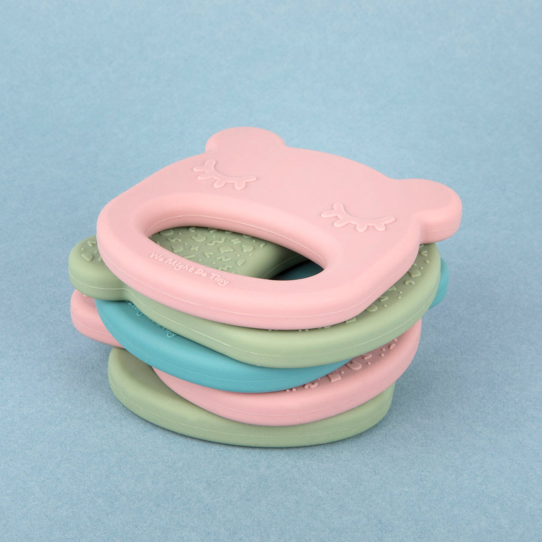 Mordedor silicone bear dusty rose Pacifiers & Teethers we might be tiny