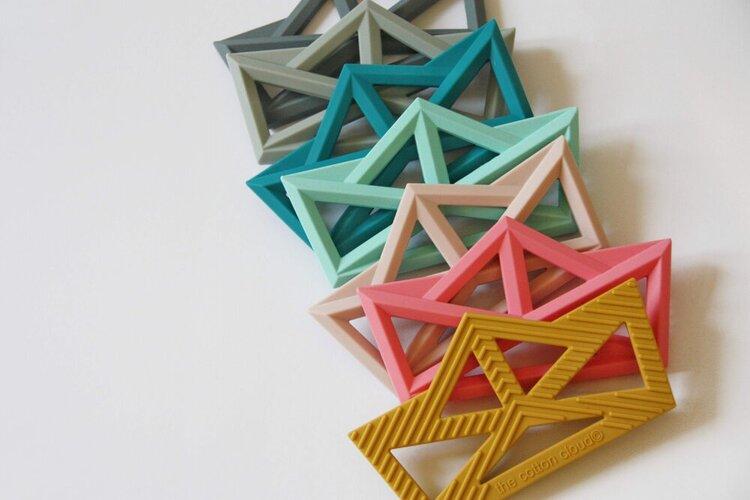 Teether origami ship teether the cotton cloud 