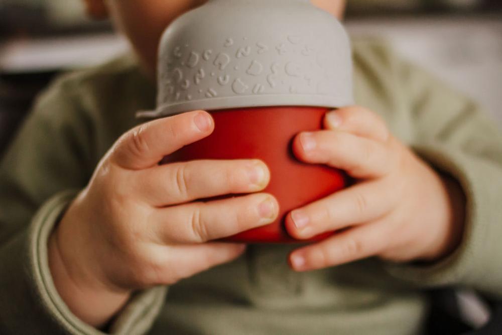 Sippie lid (+mini straw) grey Dinnerware we might be tiny