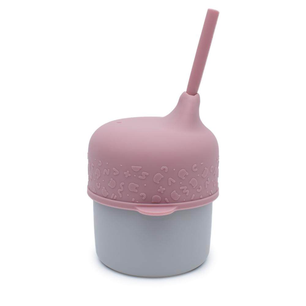 Sippie lid (+mini straw) dusty rose Dinnerware we might be tiny 