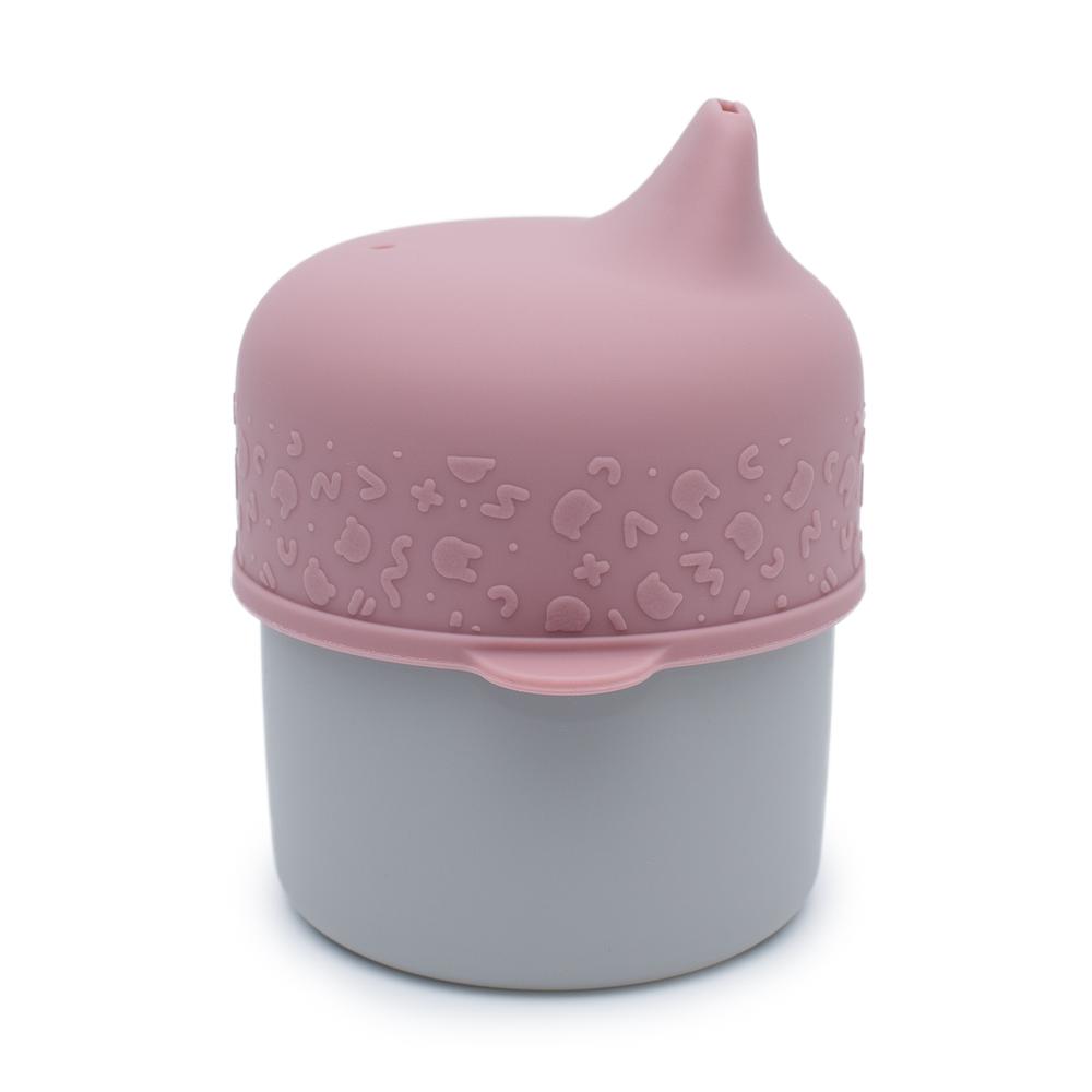 Sippie lid (+mini straw) dusty rose Dinnerware we might be tiny 