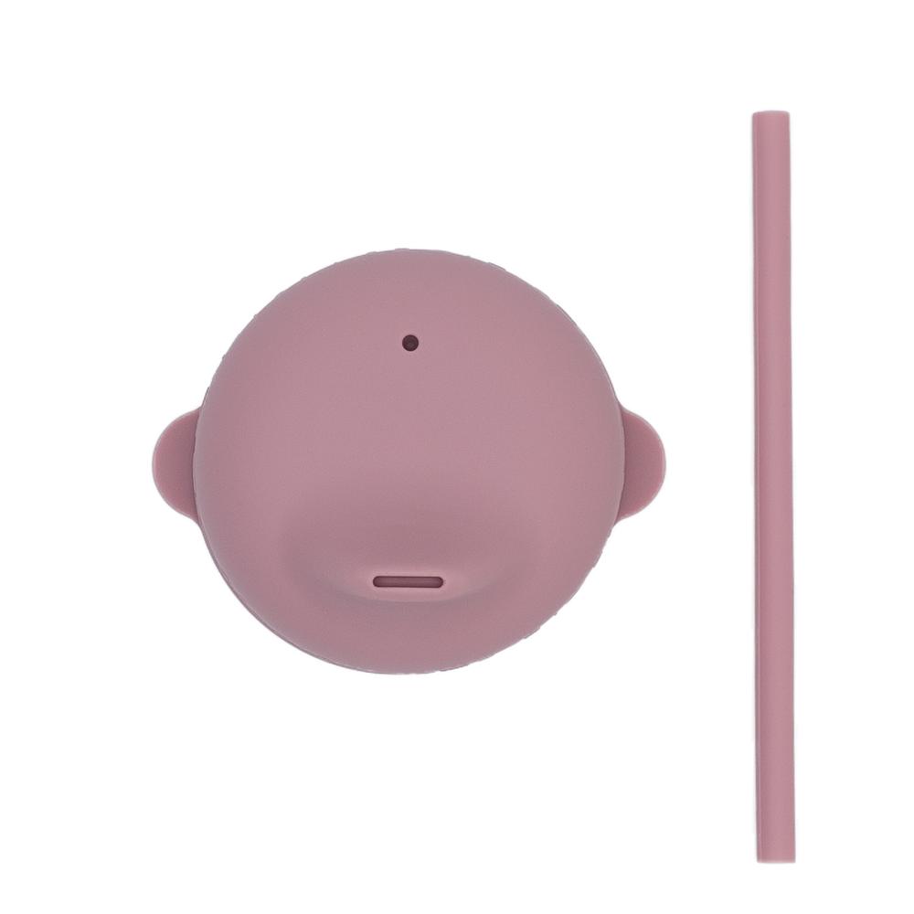 Sippie lid (+mini straw) dusty rose Dinnerware we might be tiny