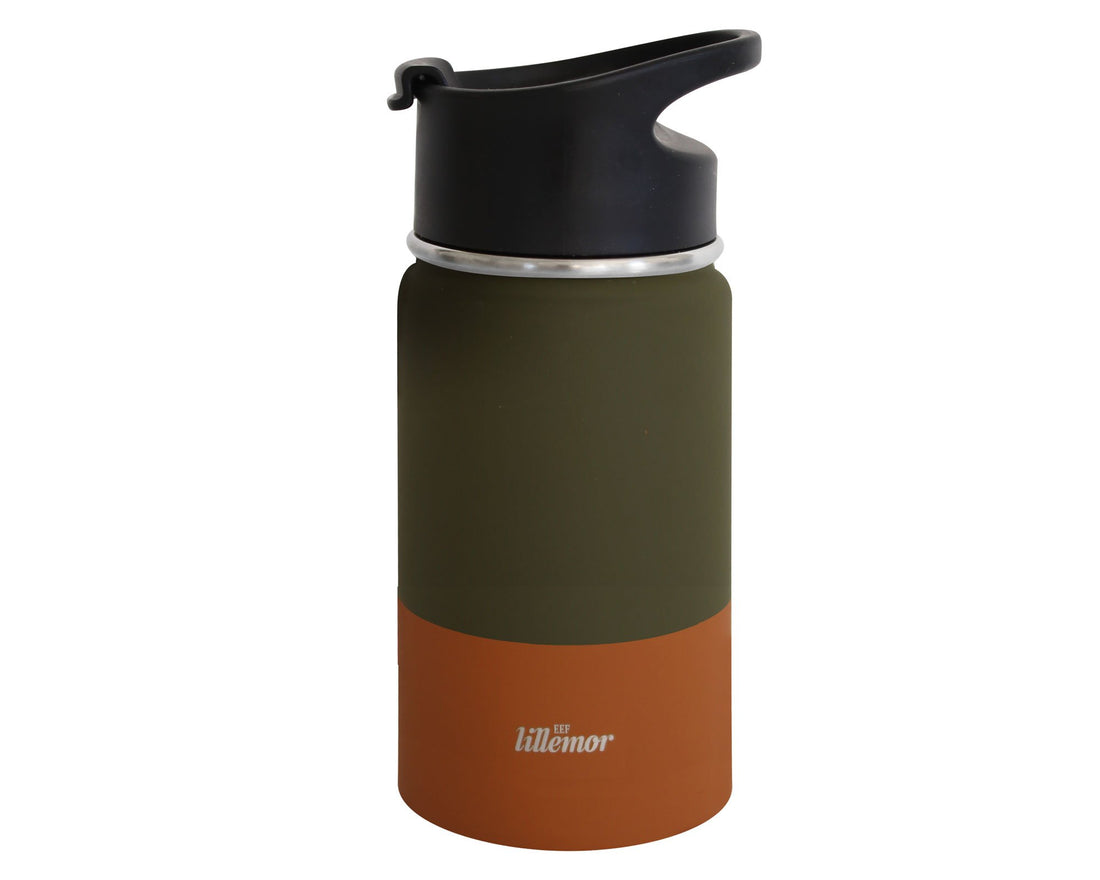 Stainless steel bottle green/palm Lillemor SPECIAL EDITION Toys Lillemor 