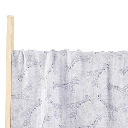 Musselina 120 cm blue giraffe Happy Bear 