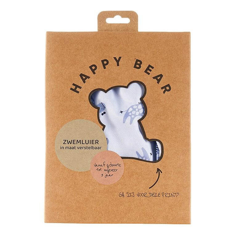 Fralda de natação reutilizável blue giraffe Happy Bear 