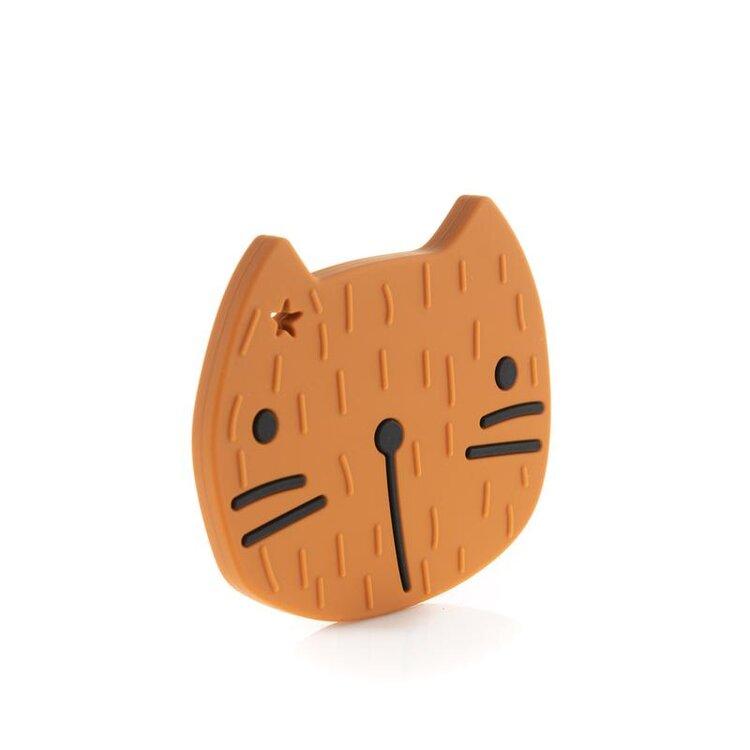 Silicone teether Pippa the cat caramel Toys the cotton cloud 