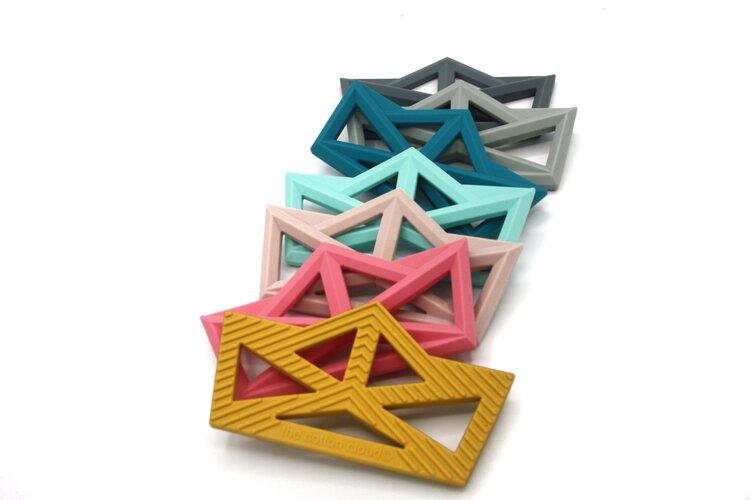 Teether origami ship teether the cotton cloud 