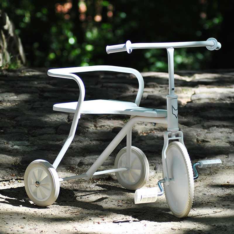 Metal tricycle white Foxrider Toys Foxrider