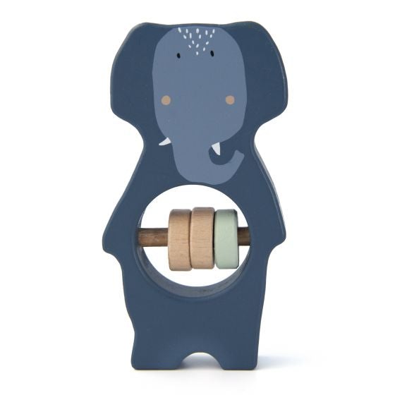 Wooden rattle Mrs Elephant Trixie Toys Trixie 