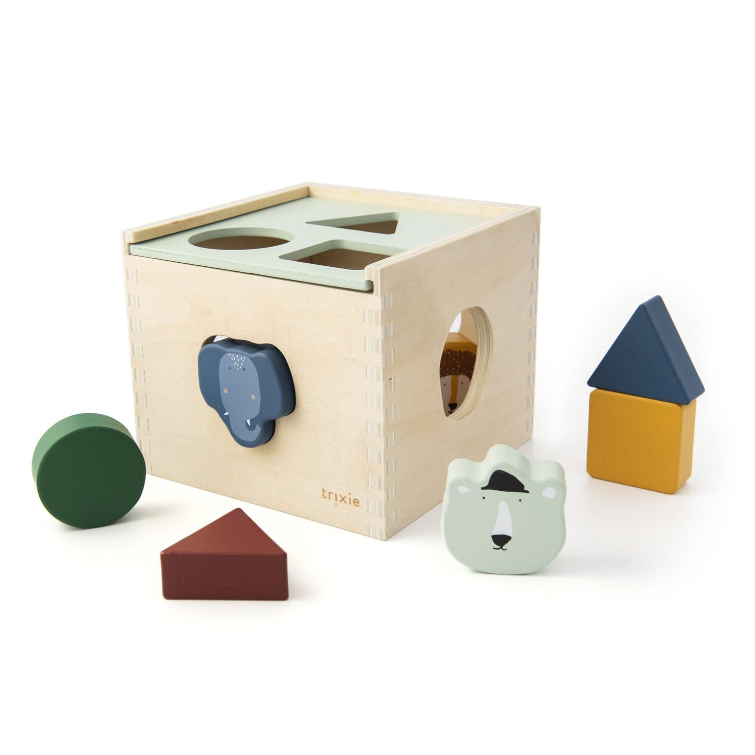 Wooden shape sorter animals Trixie Toys Trixie 