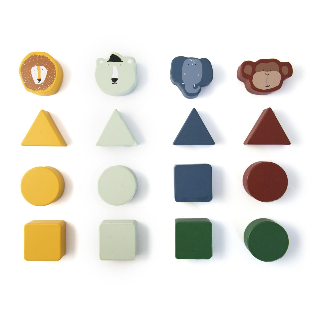 Wooden shape sorter animals Trixie Toys Trixie 