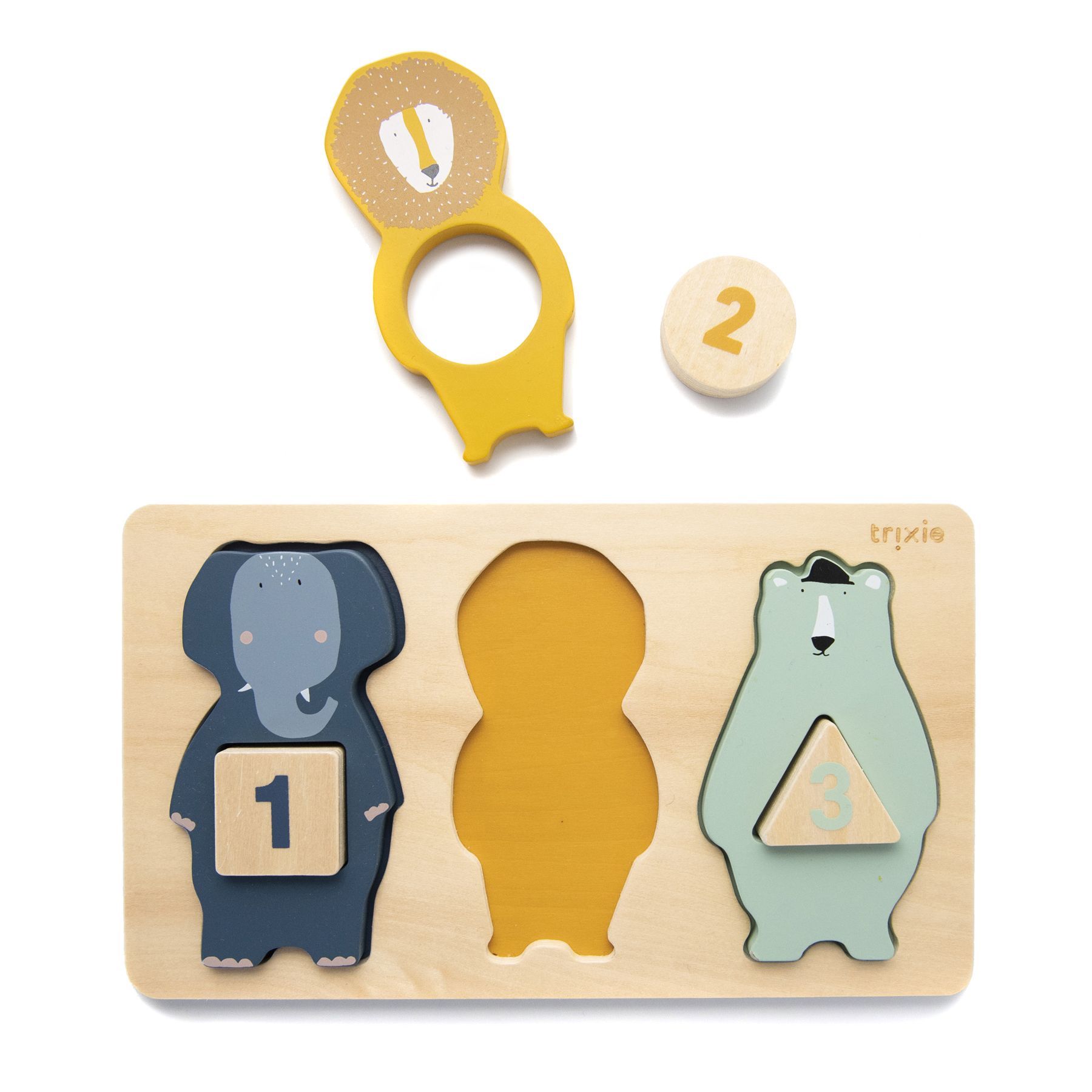 Wooden counting puzzle Trixie Toys Trixie 