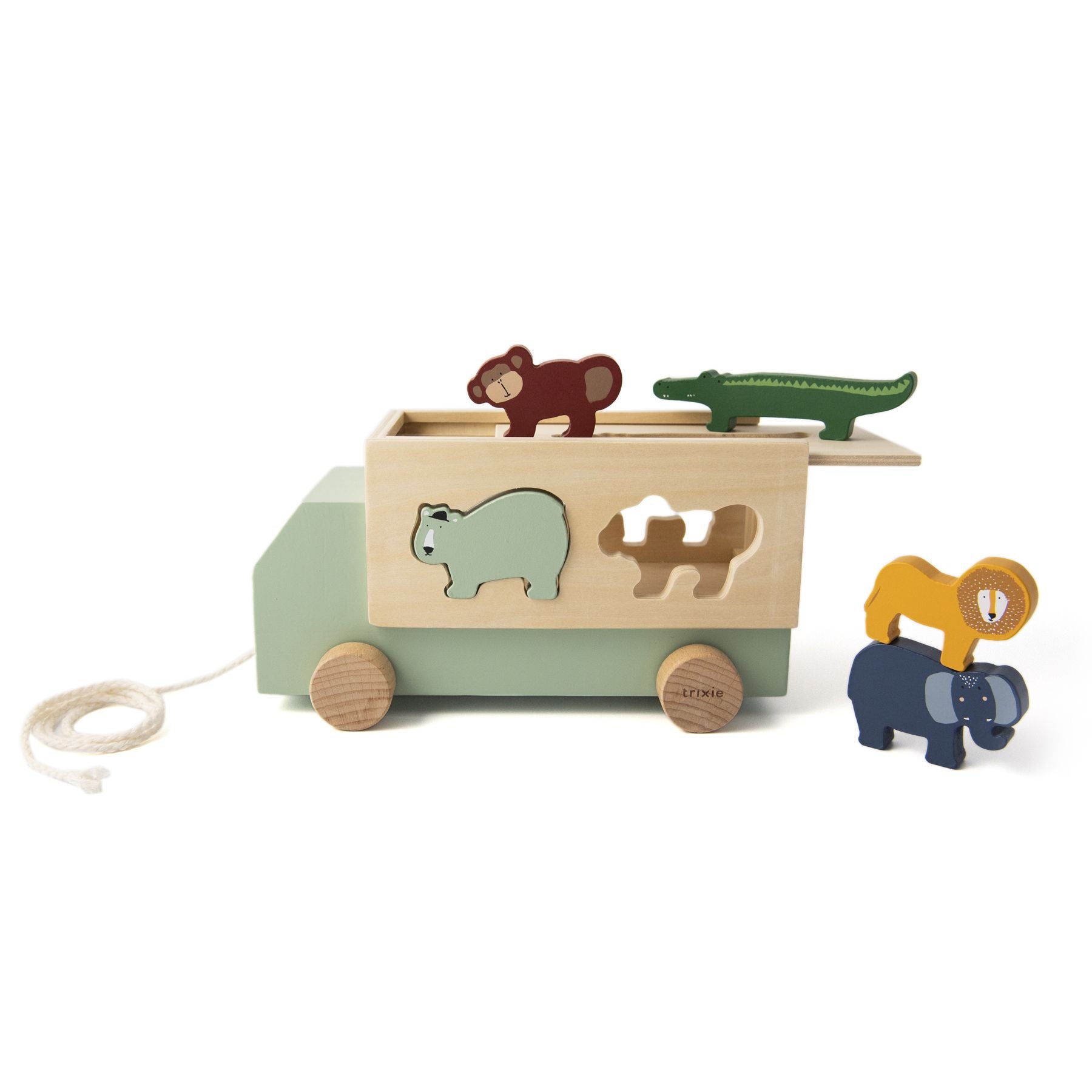 Wooden animal truck Trixie Toys Trixie 