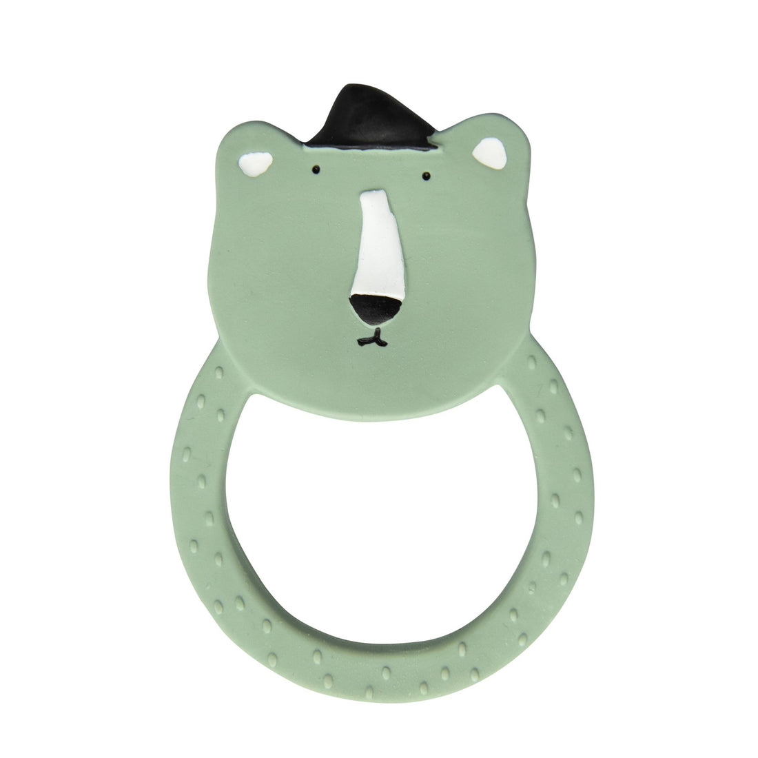 Natural rubber round teether Mr Polar bear Trixie Toys Trixie 