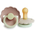2-pack daisy pacifier blush night/cream night FRIGG Pacifier FRIGG 6-18M 